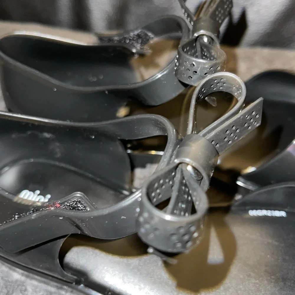 Mini Melissa Amy Ankle Strap Flat Size 1